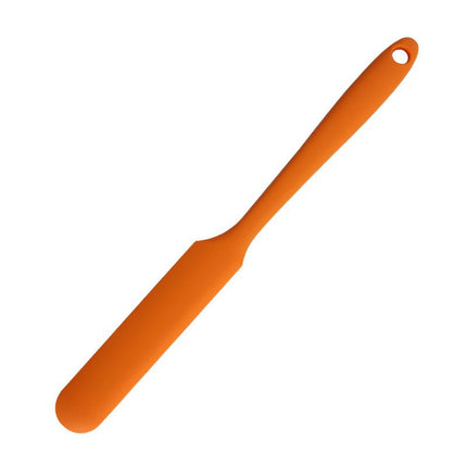 10-Pack Orange Mini Silicone Spatulas – Flexible Baking Scrapers for Flour, Jam, Butter & Cake Decorating.