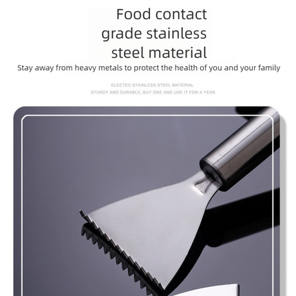 Set of 5 Stainless Steel Fish Scale Removers – Food-Grade Heavy-Duty Fish Scaler Tools with Comfort Grip & Hanging Loop, for Fine & Coarse Scales, Kitchen Essential.