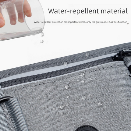 Grey Shock-Absorbing Running & Dog Walking Belt – Integrated Waist Pack with Retractable Traction Rope and Ergonomic Support.