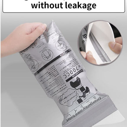 8PCS Leak-Proof & Odorless Motion Sickness Bags and Emergency Urine Bags - Unisex Portable Travel Potty for Car Road Trips & Camping.