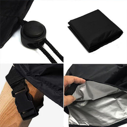 4PCS Large Outdoor Dustproof Furniture Cover Set with Zippered Bag (M Size) - Waterproof and UV-Resistant Garden Sofa, Desk & Chair Protectors.