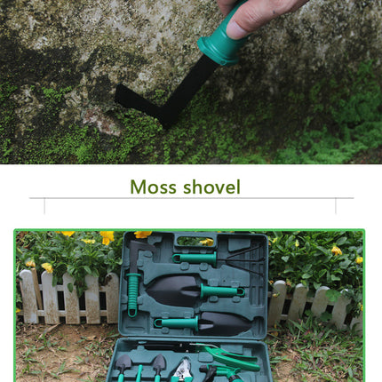 10-Piece Purple Professional Garden Tool Set with Carrying Case - Ergonomic Gardening Kit for Digging, Weeding & Pruning.
