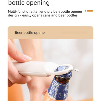 Red Multi-Functional Adjustable Can and Bottle Opener - Heavy Duty Jar Opener for Seniors, Women, and Weak Hands - Easy Grip Kitchen Gadget for Jars, Bottles, and Cans.