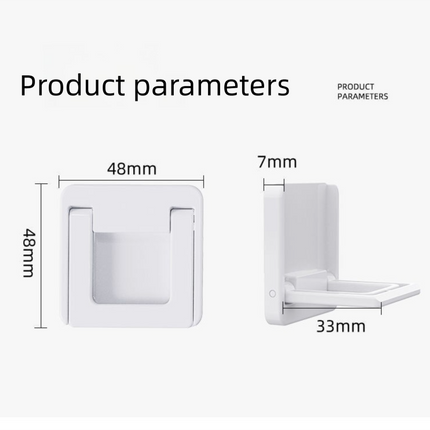 Multifunctional Window & Door Safety Lock (5 Pack) - Punch Free Sliding Track Stopper and Drawer Pull Handle