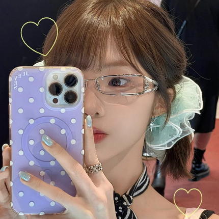 Women's Rectangle Sunglasses, Pearl Rhinestone Silver Metal Frame with Transparent Tea UV400 Lenses for Streetwear, Party, Outdoor