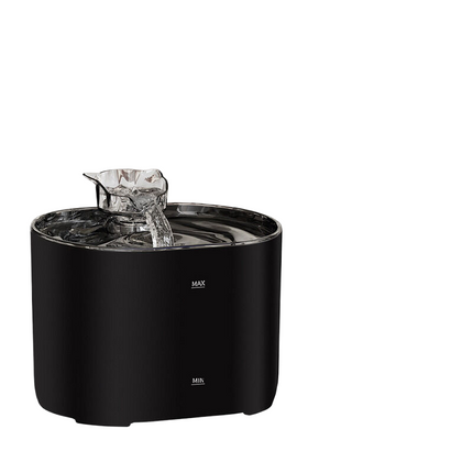 Black pet automatic water dispenser plug-in standard version [including certified adapter] 188 * 142 * 140mm.