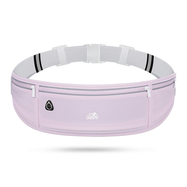 Light purple Adjustable Running Belt - Fits Large Phones, Reflective, Earphone Port.