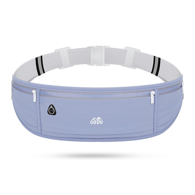Dark blue Adjustable Running Belt - Fits Large Phones, Reflective, Earphone Port.