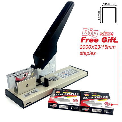 Heavy Duty Big Size Stepler With Free 2000x23/15 Steples Office Stationary.