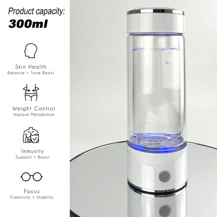 300ml H2 Hydrogen Water Bottle Alkaline Ionizer High compatibility AU.