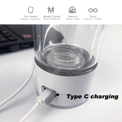 300ml H2 Hydrogen Water Bottle Alkaline Ionizer High compatibility AU.