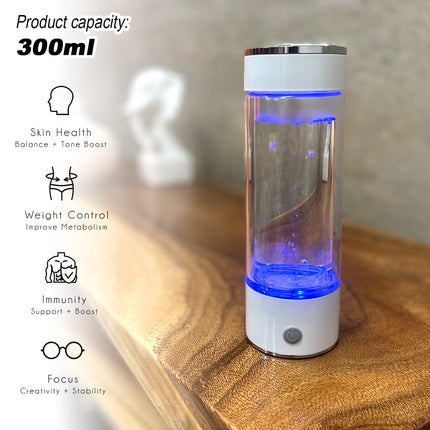 300ml H2 Hydrogen Water Bottle Alkaline Ionizer High compatibility AU.