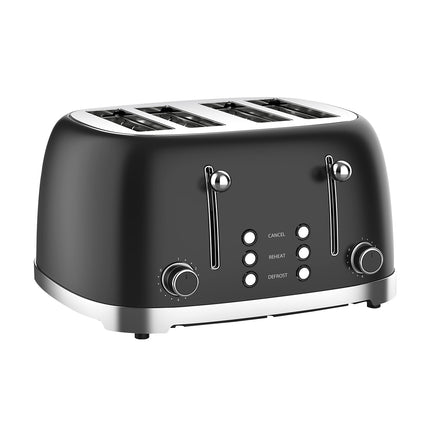 Bonzachef Multitoast Plus 4-Slice Popup Toaster With Ceramic Heating Element.