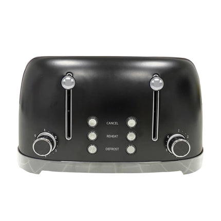 Bonzachef Multitoast Plus 4-Slice Popup Toaster With Ceramic Heating Element.