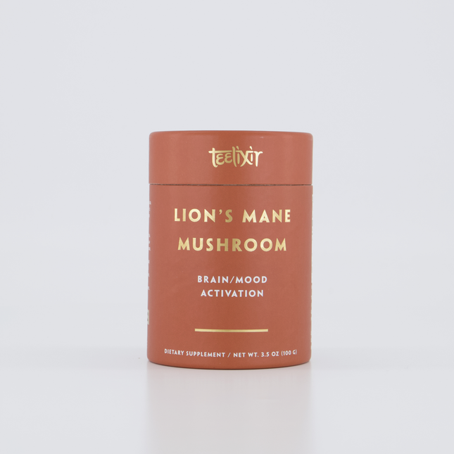 Teelixir Organic Lion's Mane Mushroom 50g.