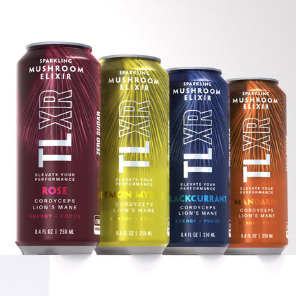 TLXR Sparkling Mushroom Elixir - Rose - Pack of 4.