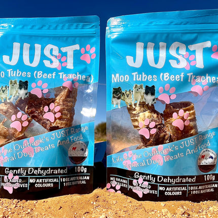1x Just Moo Tubes ( Beef Trachea ).