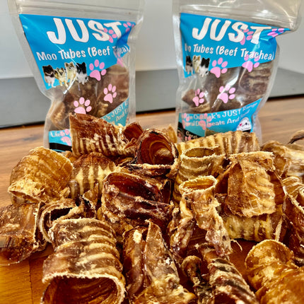 1x Just Moo Tubes ( Beef Trachea ).