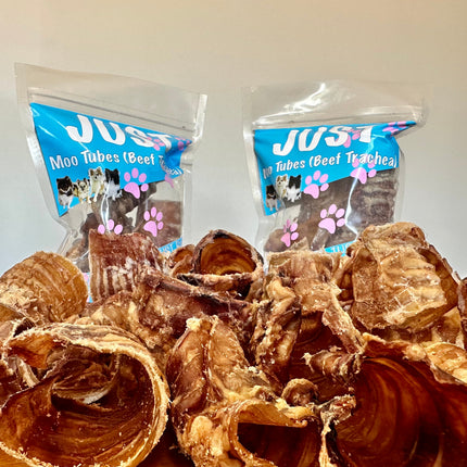 1x Just Moo Tubes ( Beef Trachea ).