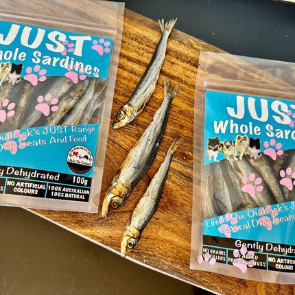 1x Just Whole Sardines.