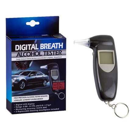 Breathalyzer Digital LCD Alcohol Breath Tester.
