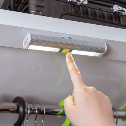 200 Lumens Wireless Stick-on Anywhere Battery Operated Cabinet LED Light.