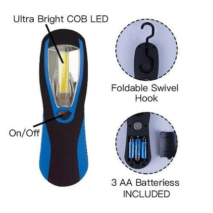 300 Lumens Ultra Bright Work Light with COB LED Technology-Black/Navy - Navy.