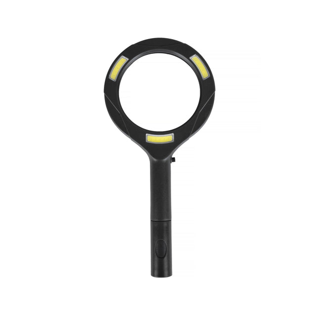 Brillar Light Up Magnifying Glass with COB LED Technology-Black/Navy.