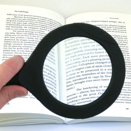 Brillar Light Up Magnifying Glass with COB LED Technology-Black/Navy.