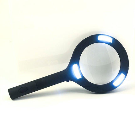 Brillar Light Up Magnifying Glass with COB LED Technology-Black/Navy.
