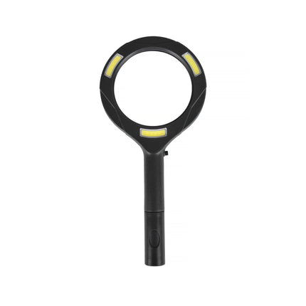 Brillar Light Up Magnifying Glass – Blue, 3× Magnification with COB LED Lighting.