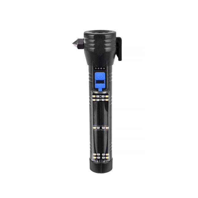 Brillar 150 Lumen Solar Power USB rechargeable Multifunction Trekking Torch.