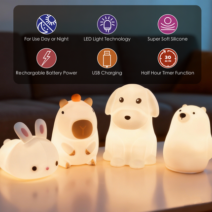 Squishy Capybara Night Light.
