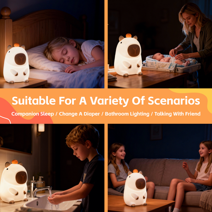 Squishy Capybara Night Light.
