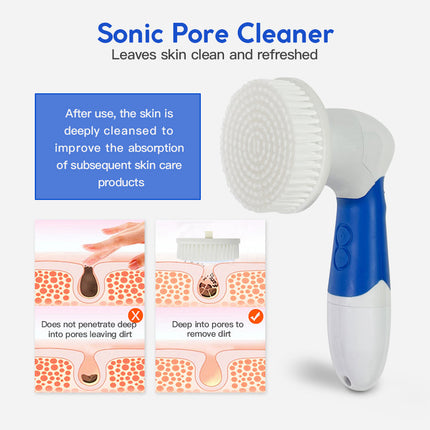 Clevinger Ultimate Spin Facial Cleansing Brush Set - 4 Heads.