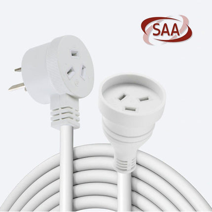 2 Meters Piggyback Extension Power Outlets Lead.
