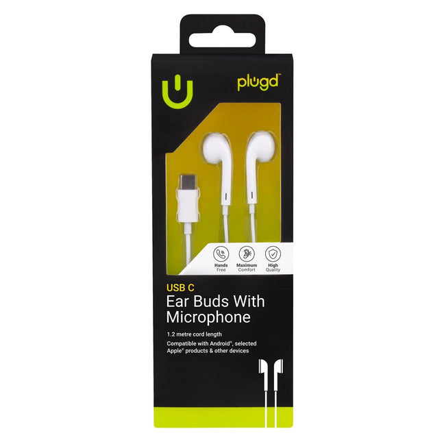 1.2M USB C Ear Buds with Microphone.
