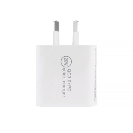 20W USB C & USB A QC3.0+PD Fast Charging Wall Charger.