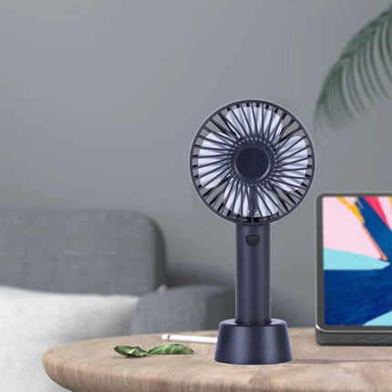 Mini USB Rechargeable Portable Fan with Table Stand.