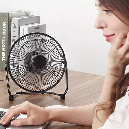 360 Degree Tilt Adjustable USB Portable Mini Desk Fan.