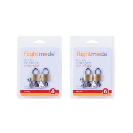 4 Pcs Flightmode Brass Padlock.