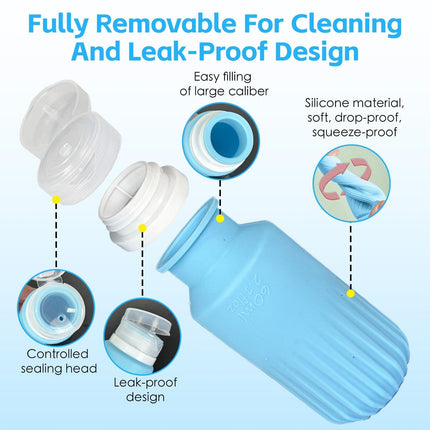 8 Pcs Travel Bottles Set for Toiletries.