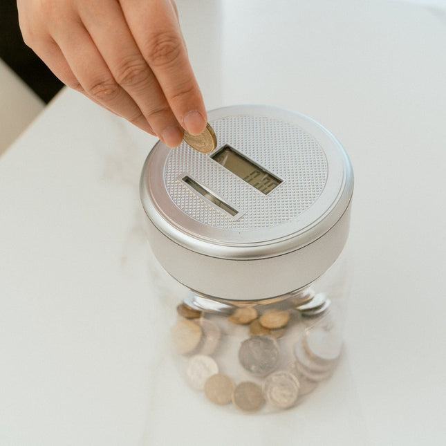 Digital Coin Counting Money Jar Australian Coin with LCD Display Fun for Kid.