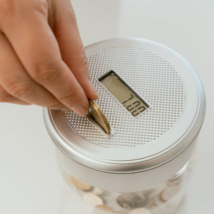 Digital Coin Counting Money Jar Australian Coin with LCD Display Fun for Kid.