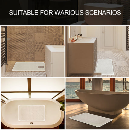 Non Slip Loofah Shower Bathtub Mat Bathroom Safe Mat Extra Large 75 x 44 CM.