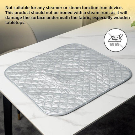 Iron Anywhere Portable & Foldable Ironing Mat with Heat Protecting Pressing Pad.