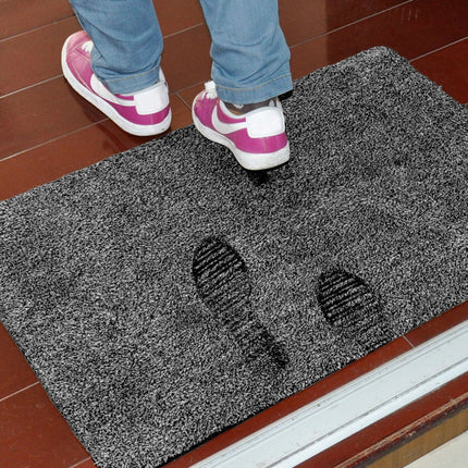 2 x Super Absorbent Microfibre Doormat Non Slip Heavy Duty Dirt/Mud Rug Floor Carpet.