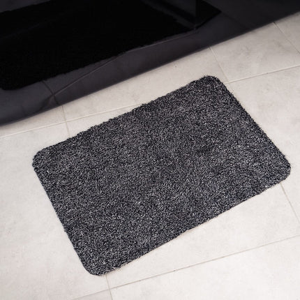 2 x Super Absorbent Microfibre Doormat Non Slip Heavy Duty Dirt/Mud Rug Floor Carpet.