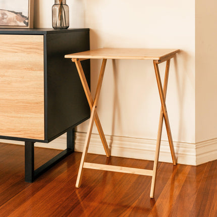 Bamboo Folding Laptop Tray & Snack Table.