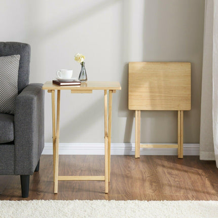 Bamboo Folding Laptop Tray & Snack Table.